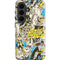 DC Comics Batman Batgirl Vintage Action pose pattern Galaxy S26 Impact Case