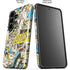 DC Comics Batman Batgirl Vintage Action pose pattern Galaxy S26 Plus Impact Case