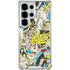 DC Comics Batman Batgirl Vintage Action pose pattern Galaxy S26 Ultra Clear Case