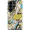 DC Comics Batman Batgirl Vintage Action pose pattern Galaxy S26 Ultra Impact Case
