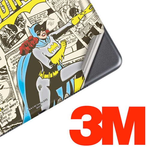 DC Comics Batman Batgirl Vintage Action pose pattern iPad Skins