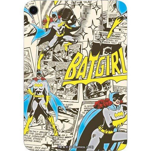 DC Comics Batman Batgirl Vintage Action pose pattern Apple iPad Mini Skin