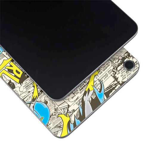 DC Comics Batman Batgirl Vintage Action pose pattern Apple iPad Mini Skin