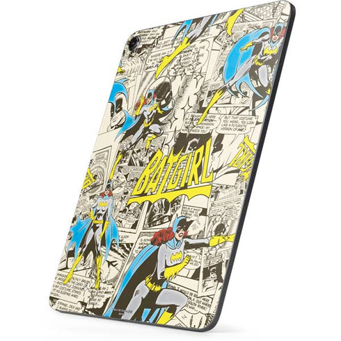 DC Comics Batman Batgirl Vintage Action pose pattern Apple iPad Pro Skin
