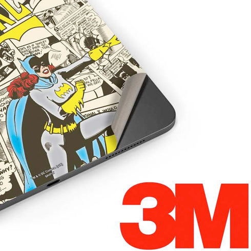 DC Comics Batman Batgirl Vintage Action pose pattern Apple iPad Pro Skin