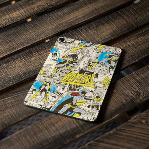 DC Comics Batman Batgirl Vintage Action pose pattern Apple iPad Pro Skin