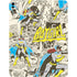 DC Comics Batman Batgirl Vintage Action pose pattern iPad Pro 13in M4 (2024) Skin