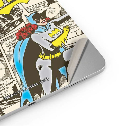 DC Comics Batman Batgirl Vintage Action pose pattern iPad Pro 13in M4 (2024) Skin