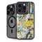 DC Comics Batman Batgirl Vintage Action pose pattern iPhone 13 Pro Kickstand Case