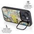 DC Comics Batman Batgirl Vintage Action pose pattern iPhone 14 Plus Kickstand Case