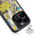 DC Comics Batman Batgirl Vintage Action pose pattern iPhone 14 Pro Kickstand Case
