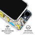 DC Comics Batman Batgirl Vintage Action pose pattern iPhone 15 Clear Case