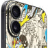 DC Comics Batman Batgirl Vintage Action pose pattern iPhone 16 Plus Skin