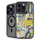 DC Comics Batman Batgirl Vintage Action pose pattern iPhone 16 Pro Max Kickstand Case