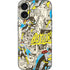 DC Comics Batman Batgirl Vintage Action pose pattern iPhone 16 Skin