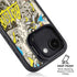 DC Comics Batman Batgirl Vintage Action pose pattern iPhone 16e Kickstand Case