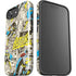 DC Comics Batman Batgirl Vintage Action pose pattern iPhone 16e Impact Case