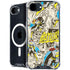 DC Comics Batman Batgirl Vintage Action pose pattern iPhone 16e MagSafe Case