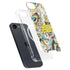 DC Comics Batman Batgirl Vintage Action pose pattern iPhone 16e MagSafe Case