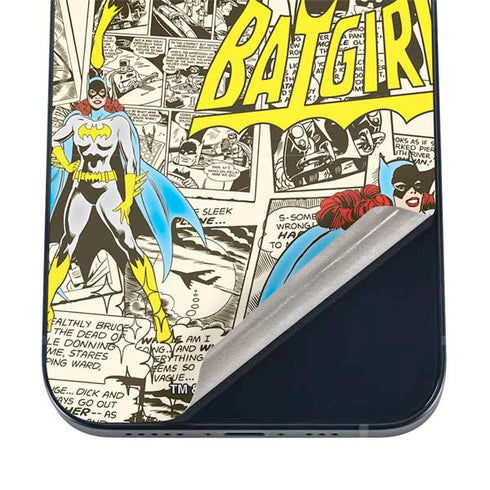 DC Comics Batman Batgirl Vintage Action pose pattern iPhone 17 Air Skin