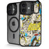 DC Comics Batman Batgirl Vintage Action pose pattern iPhone 17 Kickstand Case