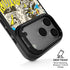 DC Comics Batman Batgirl Vintage Action pose pattern iPhone 17 Pro Kickstand Case