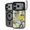 DC Comics Batman Batgirl Vintage Action pose pattern iPhone 18 Pro Kickstand Case