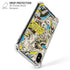 DC Comics Batman Batgirl Vintage Action pose pattern iPhone X/XS Clear Case
