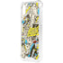 DC Comics Batman Batgirl Vintage Action pose pattern iPhone XS Clear Case