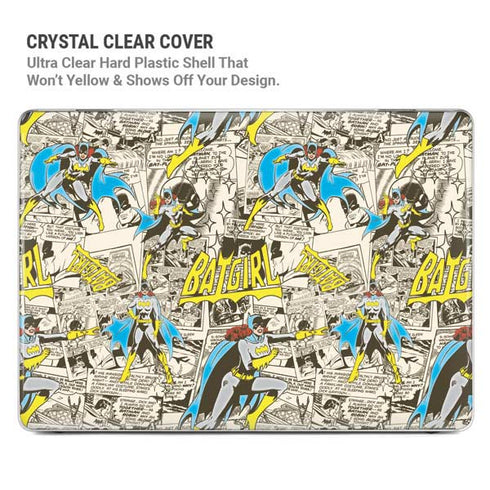 DC Comics Batman Batgirl Vintage Action pose pattern MacBook Pro 14in (2021-24) Case plus Skin