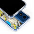 DC Comics Batman Batgirl Vintage Action pose pattern Moto G Play 4G (2024) Clear Case