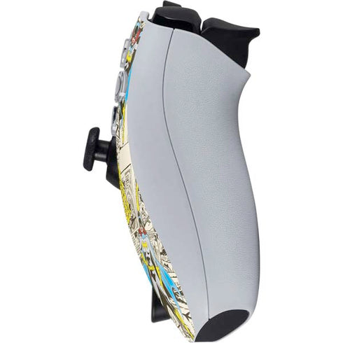 DC Comics Batman Batgirl Vintage Action pose pattern PlayStation Portal Remote Player Skin