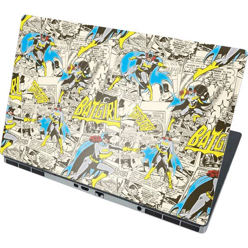DC Comics Batman Batgirl Vintage Action pose pattern Dell Precision Skin