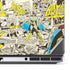 DC Comics Batman Batgirl Vintage Action pose pattern Dell Precision Skin