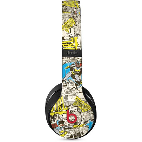 DC Comics Batman Batgirl Vintage Action pose pattern Studio Wireless Skin