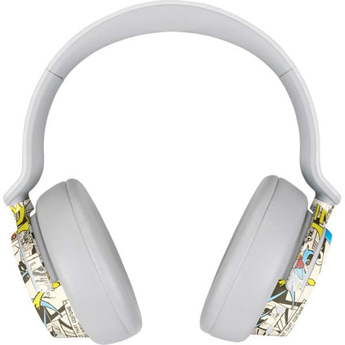 DC Comics Batman Batgirl Vintage Action pose pattern Surface Headphones Skin