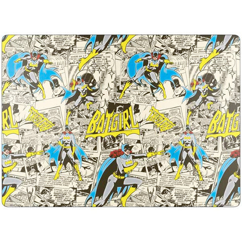DC Comics Batman Batgirl Vintage Action pose pattern Surface Laptop 7 13.8in Skin