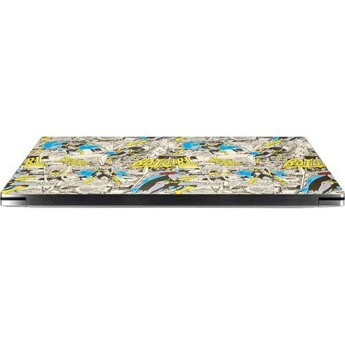 DC Comics Batman Batgirl Vintage Action pose pattern Dell XPS Skin
