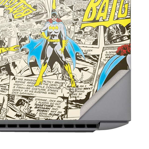 DC Comics Batman Batgirl Vintage Action pose pattern HP ZBook Fury 16 G10 Skin