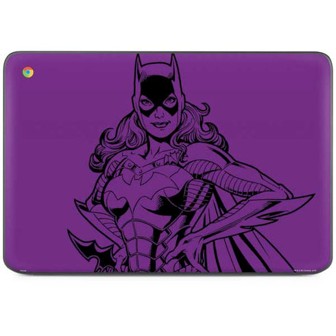 DC Comics Batgirl Comic Pop HP Chromebook Skin
