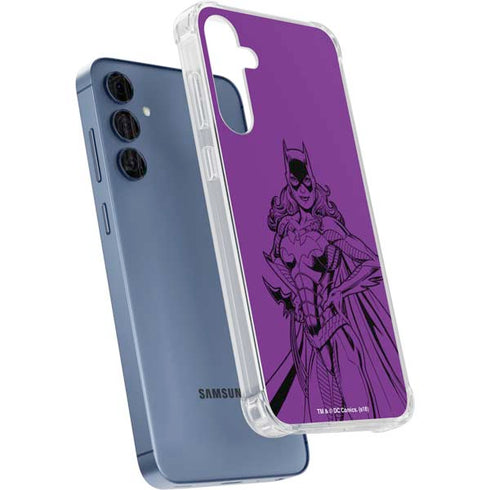 DC Comics Batgirl Comic Pop Galaxy A55 5G Clear Case