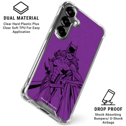 DC Comics Batgirl Comic Pop Galaxy S26 Plus Clear Case