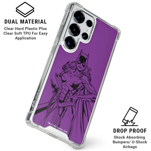 DC Comics Batgirl Comic Pop Galaxy S26 Ultra Clear Case