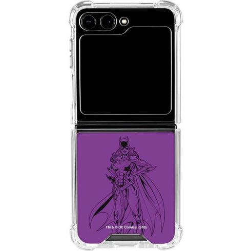 DC Comics Batgirl Comic Pop Galaxy Z Flip6 Clear Case
