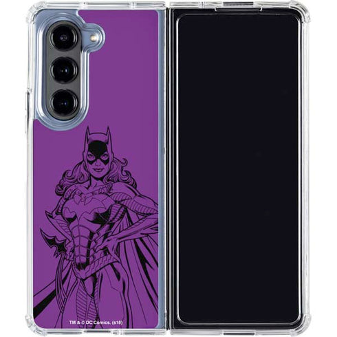 DC Comics Batgirl Comic Pop Galaxy Z Fold5 5G Clear Case