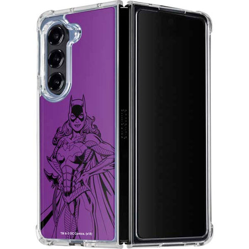 DC Comics Batgirl Comic Pop Galaxy Z Fold5 5G Clear Case