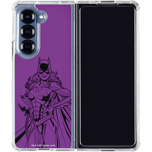 DC Comics Batgirl Comic Pop Galaxy Z Fold6 Clear Case