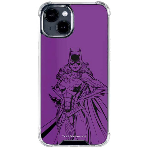 DC Comics Batgirl Comic Pop iPhone 15 Clear Case