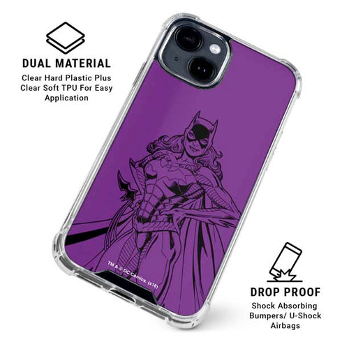 DC Comics Batgirl Comic Pop iPhone 15 Clear Case