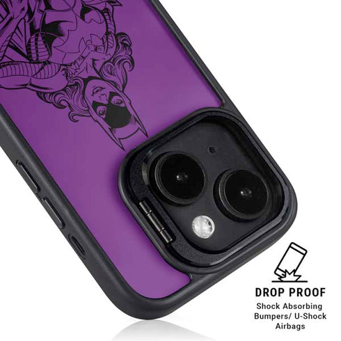 DC Comics Batgirl Comic Pop iPhone 15 Kickstand Case